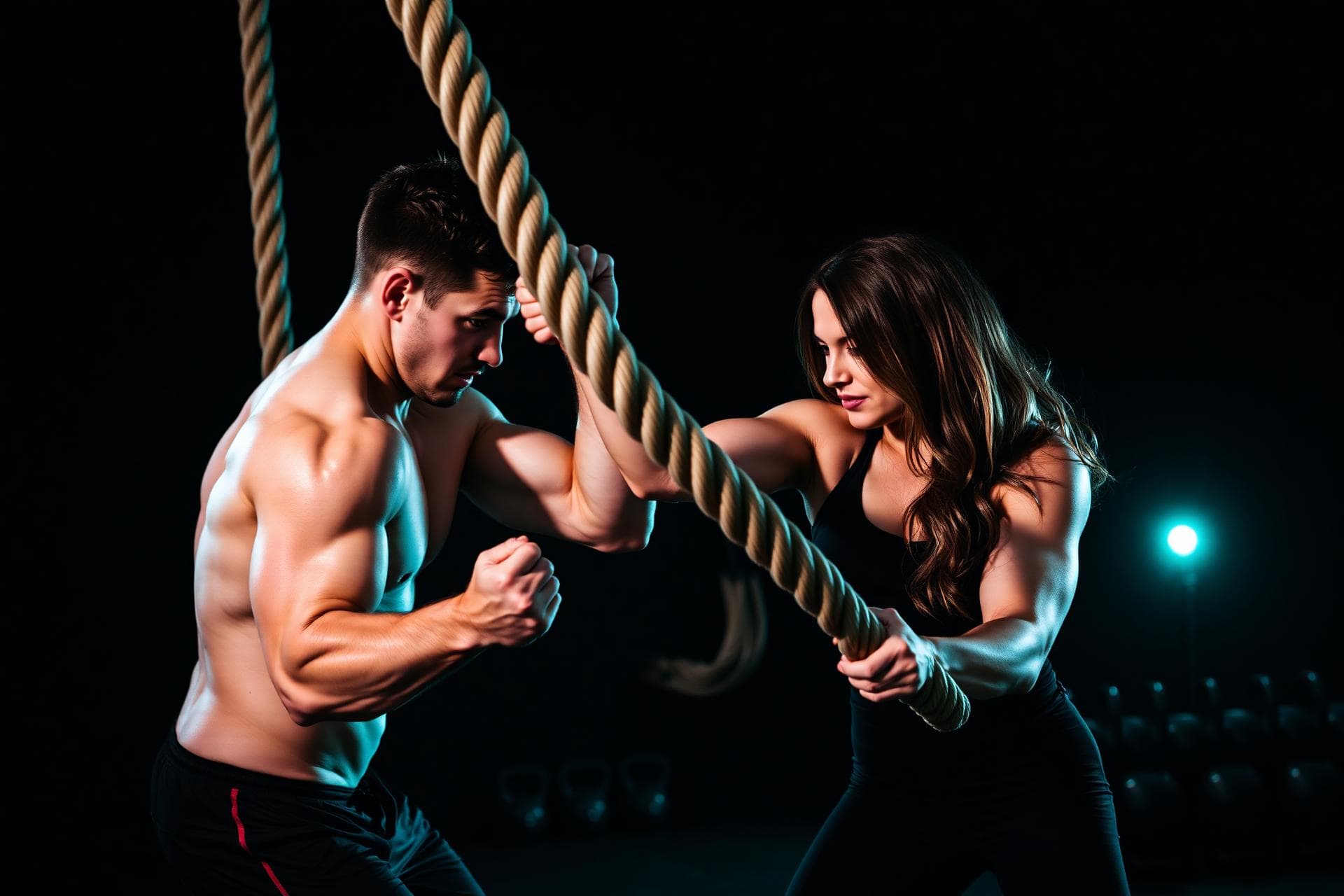Entrenamiento con battle ropes en NEXUS Sport